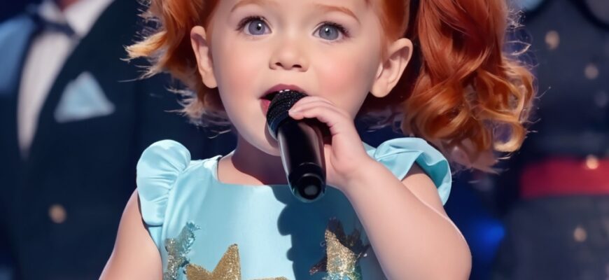 The crowd was utterly captivated as a three-year-old girl stepped onto the stage and began to sing a song that had been written 45 years ago.