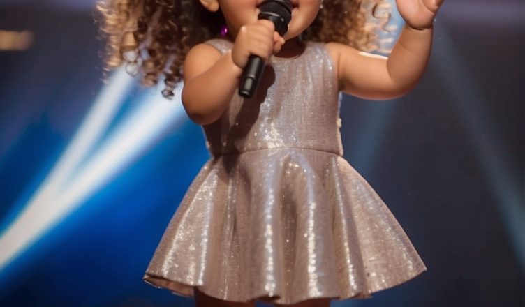 The crowd was left spellbound when a three-year-old girl began singing a song that was 45 years old, her angelic voice captivating everyone in attendance and dropping jaws across the venue.