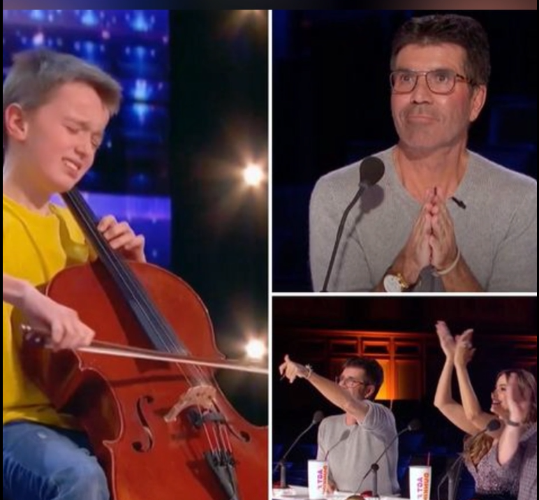 Teen Cellist Completely Shocks Simon with His Mind-Blowing Rendition of an Ariana Grande Hit, Leaving Him Stunned and the Audience in Absolute Awe!