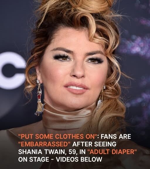 Fans React to Shania Twain, 59, Wearing a ‘Diaper’ During Her Recent Performance – Photos